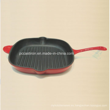 Fábrica de utensilios de cocina de hierro fundido de esmalte China Dia 29cm